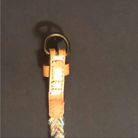 Skinny Medium Belt With Braid Pattern - Picture 5 of 5